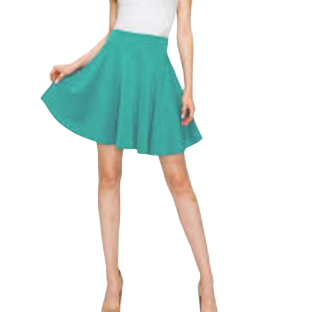 Johnny Swing Skirt Teal Skirt for Women Size S